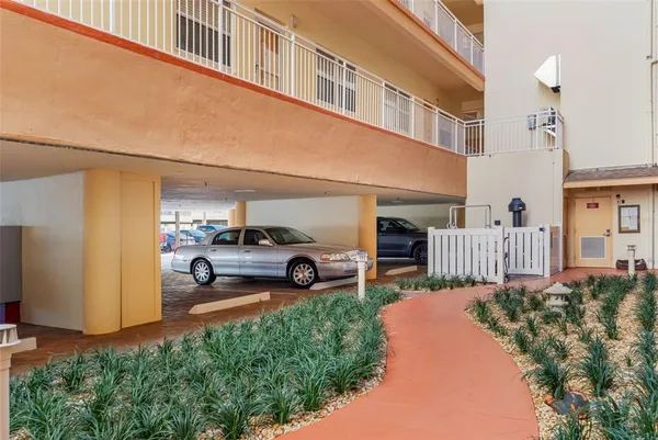 a view of a city and ocean view