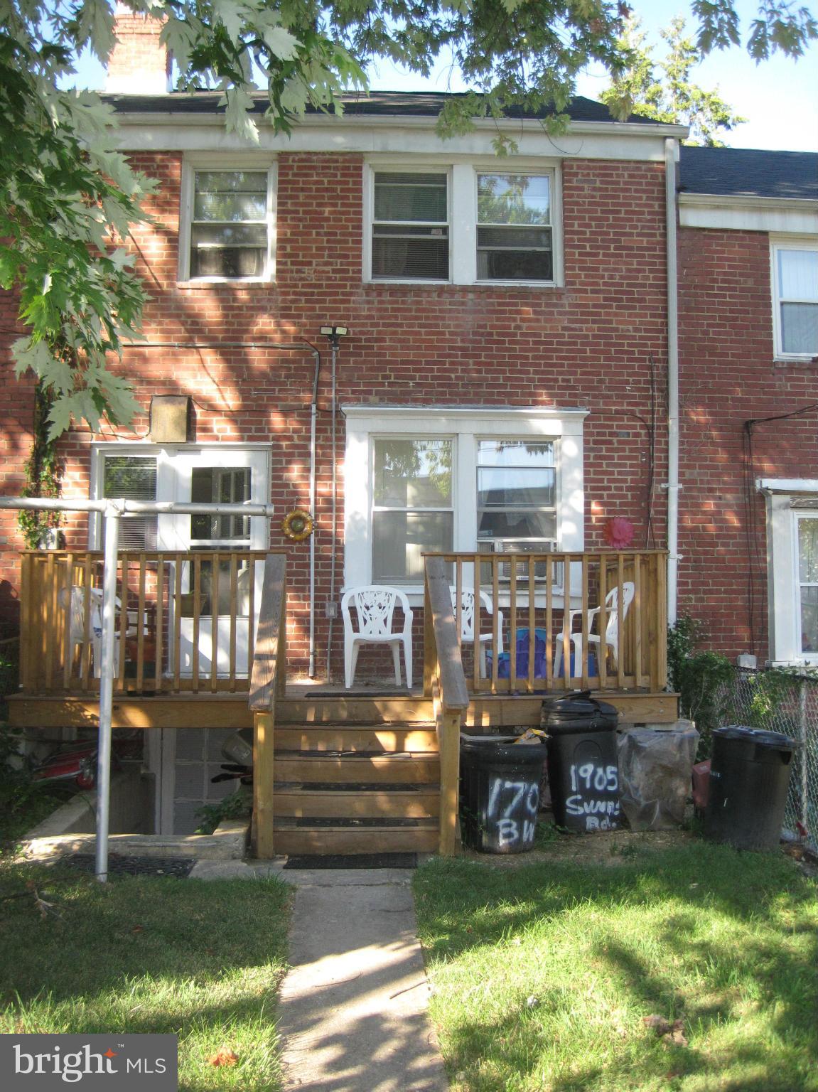 1905 Swansea Road Baltimore, MD 21239 - Photo 13 of 13 Exterior (Rear)