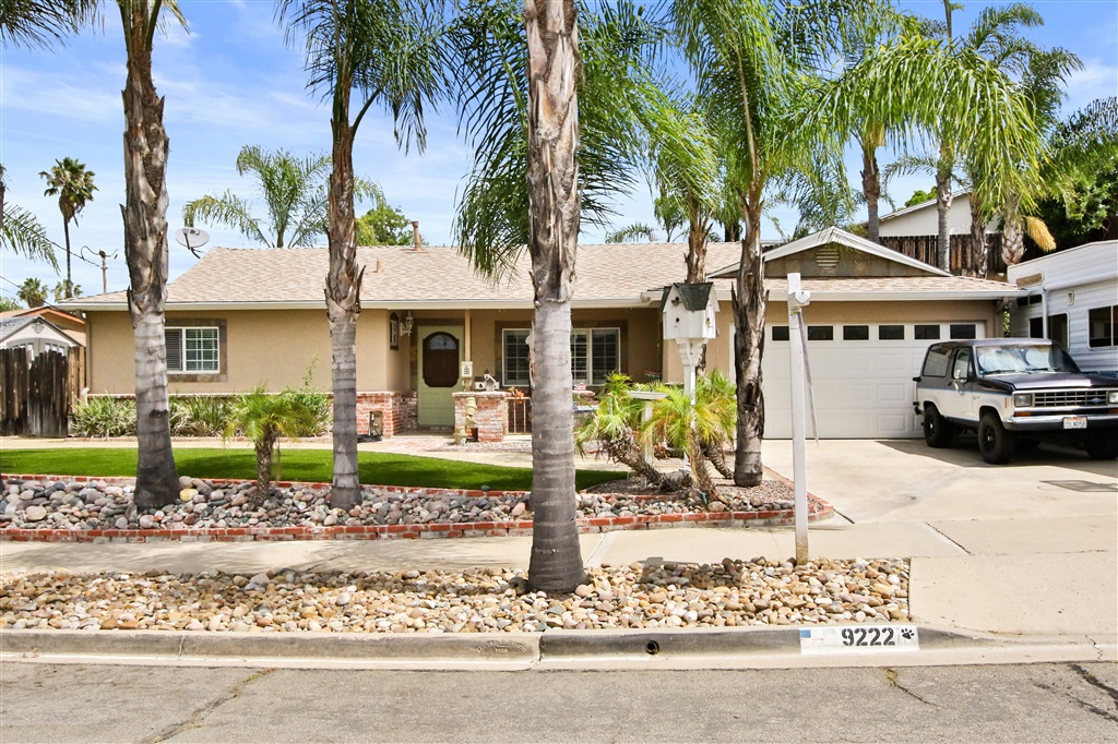 9222 Dalehurst Road Santee, CA 92071 - Photo 1 of 1 a front view of a house with garden