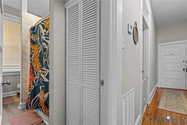 a view of walk in closet