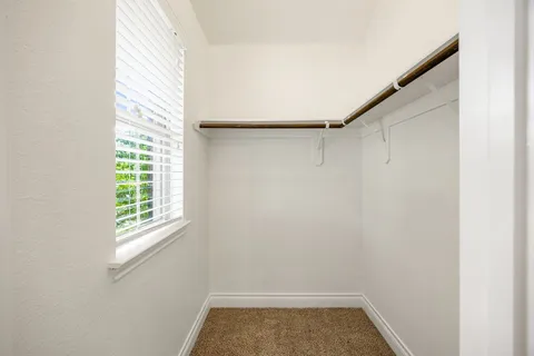 a view of a room with window