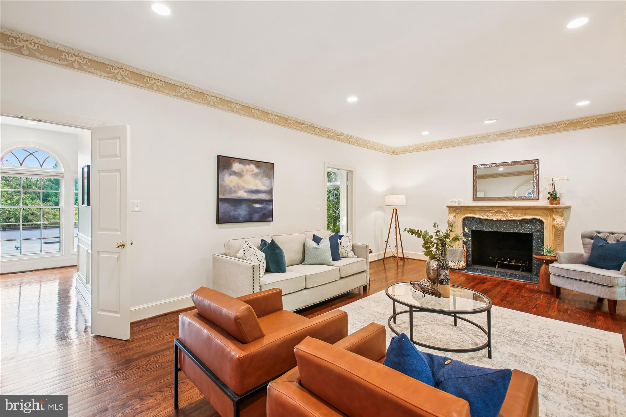 4016 Linnean Avenue Northwest Washington, DC 20008 - Photo 11 of 37 Woodburning Fireplace