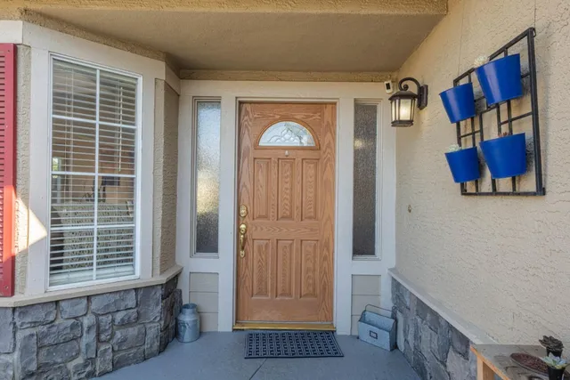 a view of an entryway door