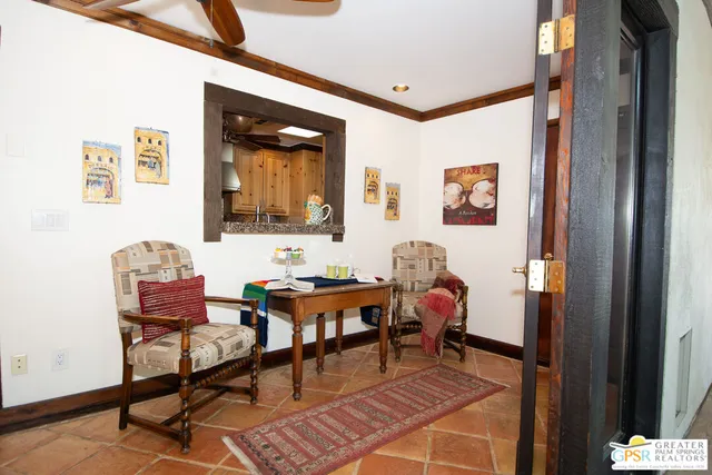 a view of livingroom with washer and dryer