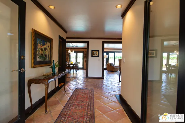 a bench sitting in front of a building