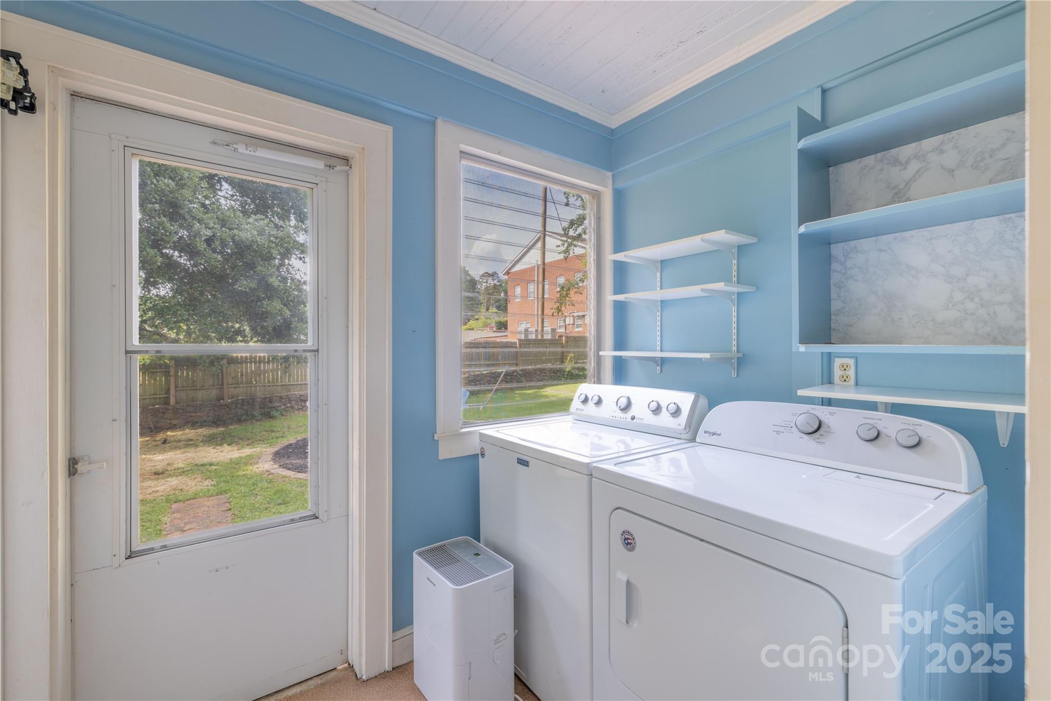 80 Pine Street Badin, NC 28009 - Photo 35 of 42 a utility room with dryer and washer
