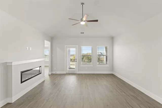a view of livingroom with hardwood floor and window