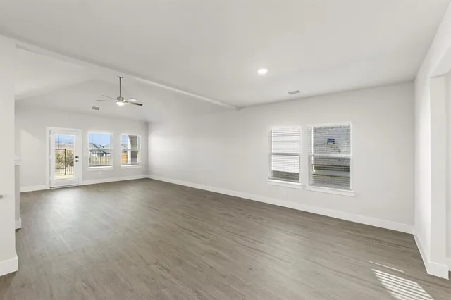 a view of livingroom with hardwood floor