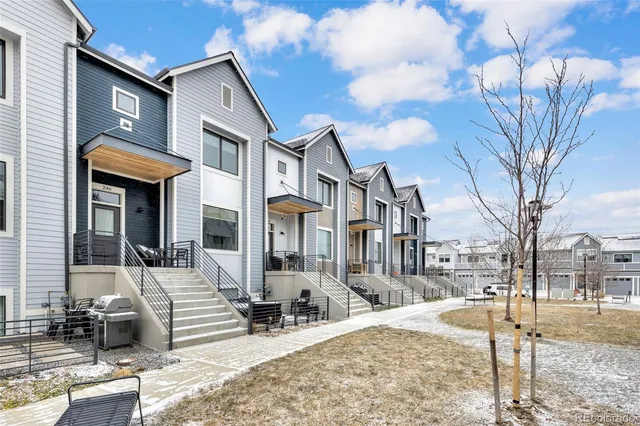 a view of a building with many windows