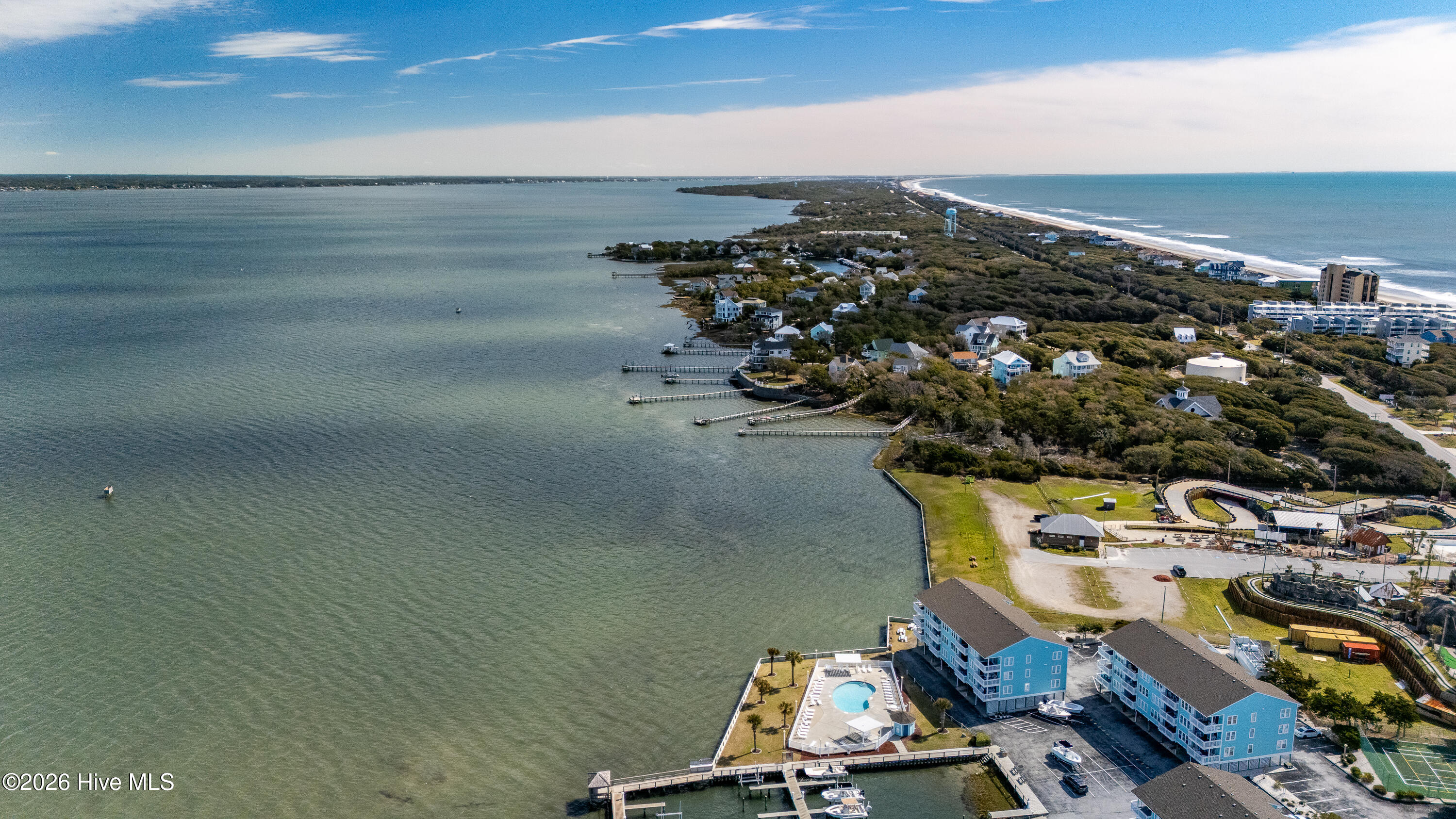 1010 Salter Path Road, Unit 33 Indian Beach, NC 28512 - Photo 42 of 52 aerial sound views