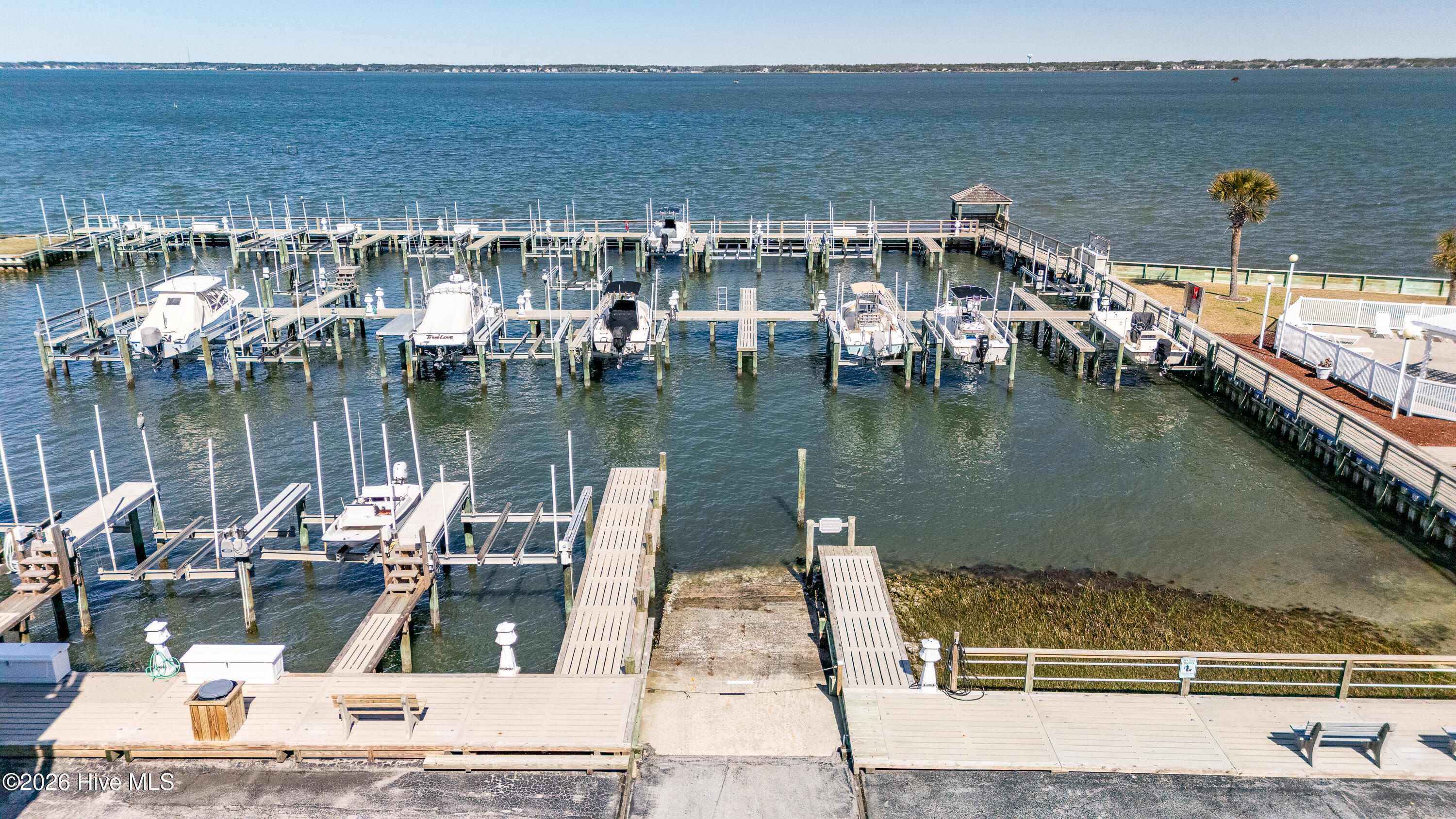 1010 Salter Path Road, Unit 33 Indian Beach, NC 28512 - Photo 5 of 52 Marina & Boat Ramp View
