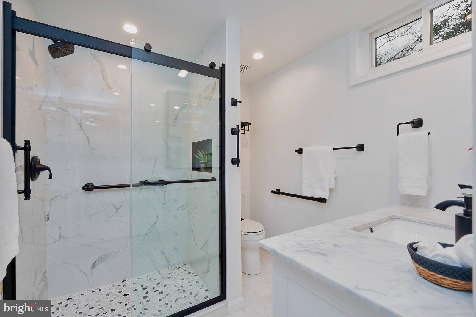 1912 Pagebrook Road Silver Spring, MD 20903 - Photo 29 of 52 a bathroom with a shower and a sink