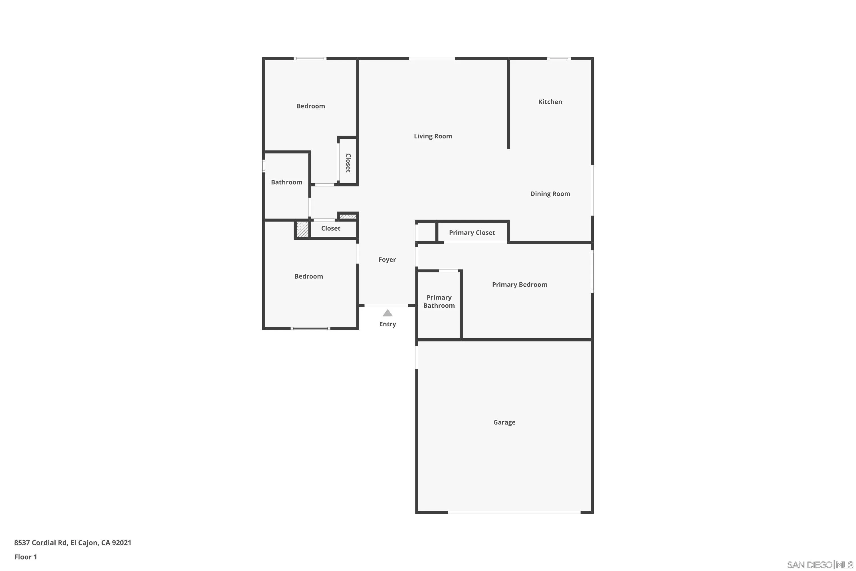 8537 Cordial Road El Cajon, CA 92021 - Photo 37 of 37 a picture of door with a white cabinet