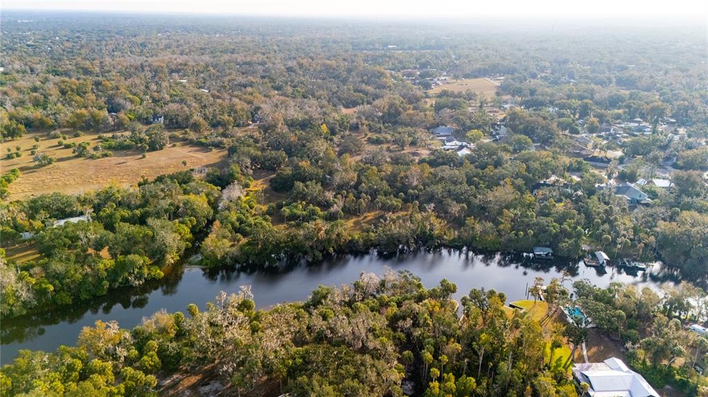 7813 Valrie Lane Riverview, FL 33569 - Photo 45 of 48 an aerial view of lake and residential houses with outdoor space and trees