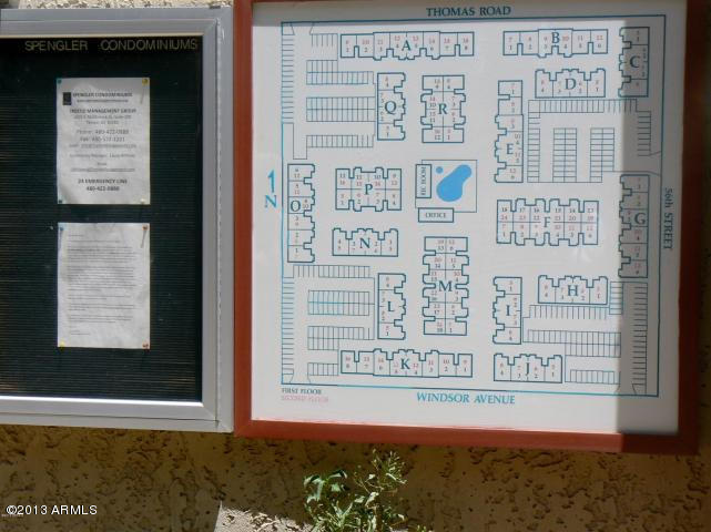 5525 East Thomas Road, Unit J4 Phoenix, AZ 85018 - Photo 34 of 36 Community Map
