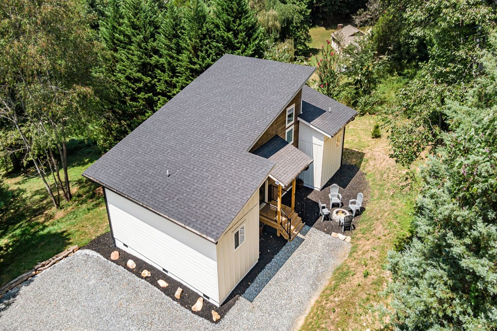 82 Circle Drive Morganton, GA 30560 - Photo 36 of 37 a aerial view of a house with large trees