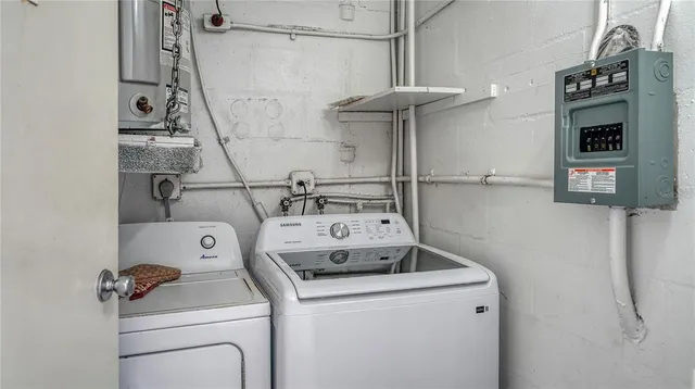 a view of a car garage