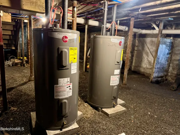 a view of water heater room