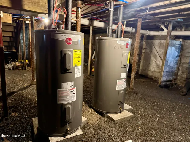 a view of water heater room