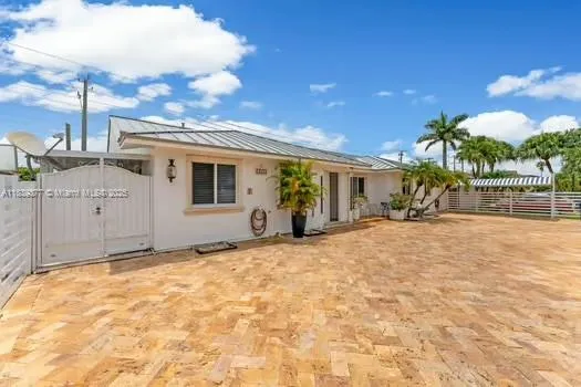 a view of a house with a patio