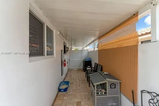 a view of storage and utility room