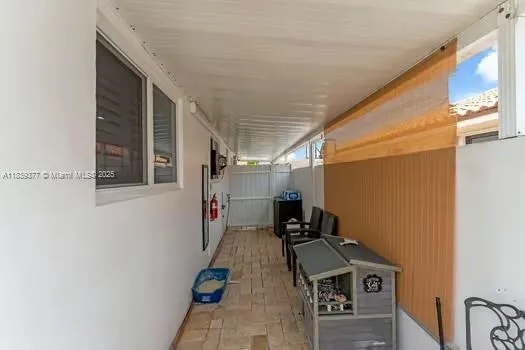 a view of storage and utility room