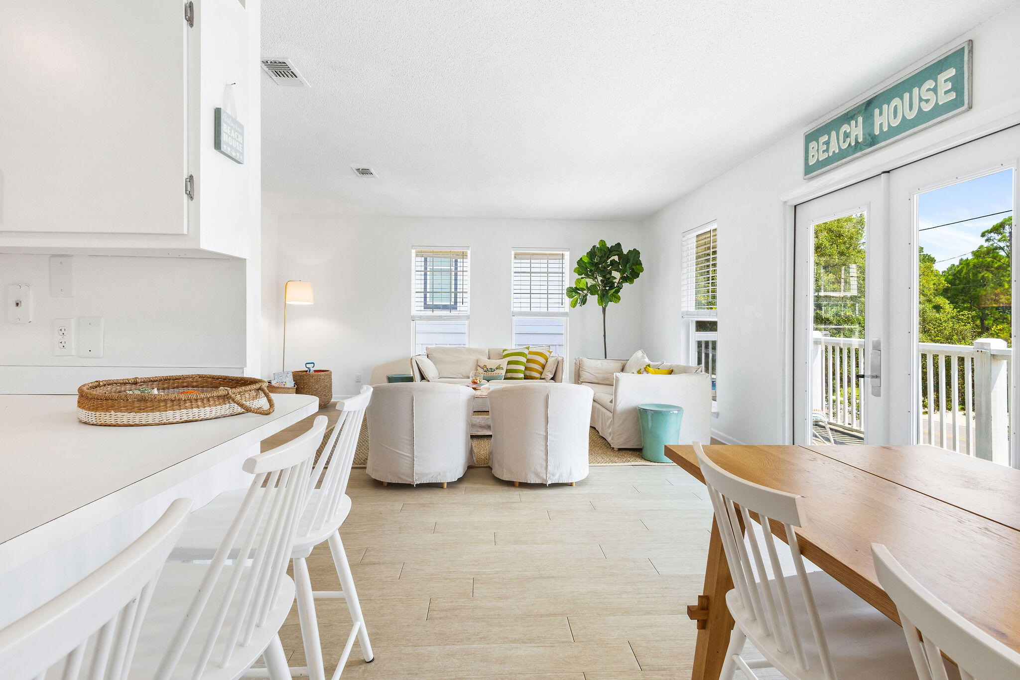 81 San Juan Avenue Santa Rosa Beach, FL 32459 - Photo 4 of 33 a living room with furniture and a table