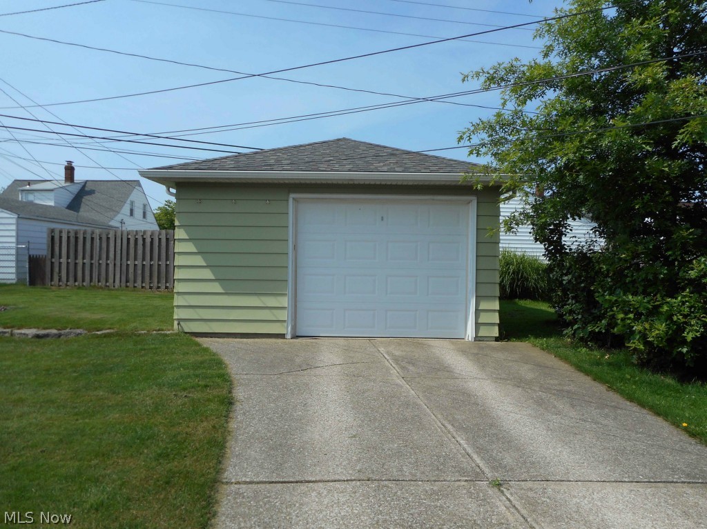 12311 Orme Road Garfield Heights, OH 44125 - Photo 11 of 12 Oversized Garage.