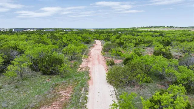 a view of a pathway both side of grassy field with shrub