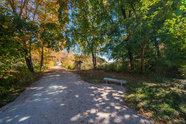 a view of a pathway of a house