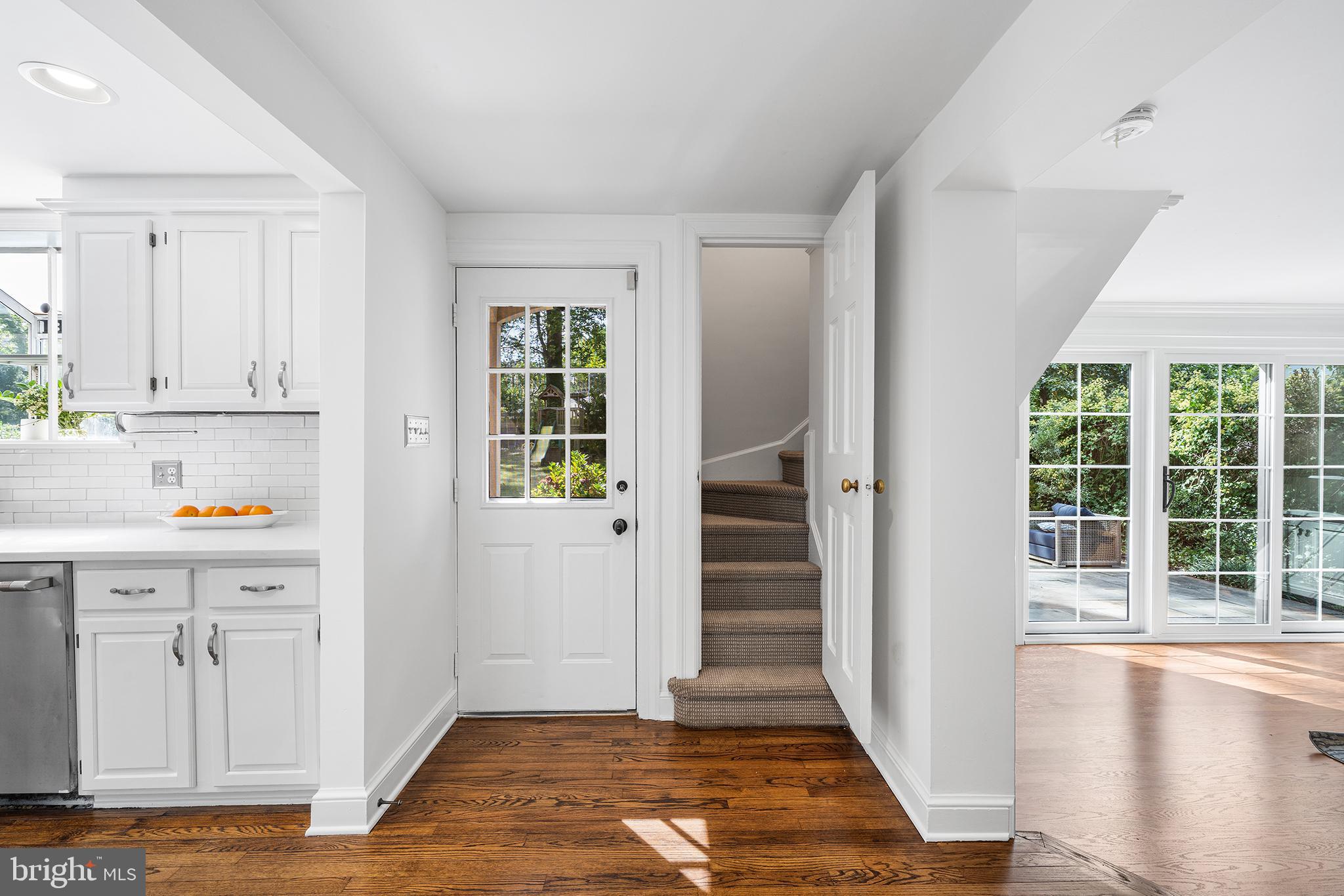 2 Forest Road Wayne, PA 19087 - Photo 28 of 33 Rear staircase from bedroom 4 to kitchen