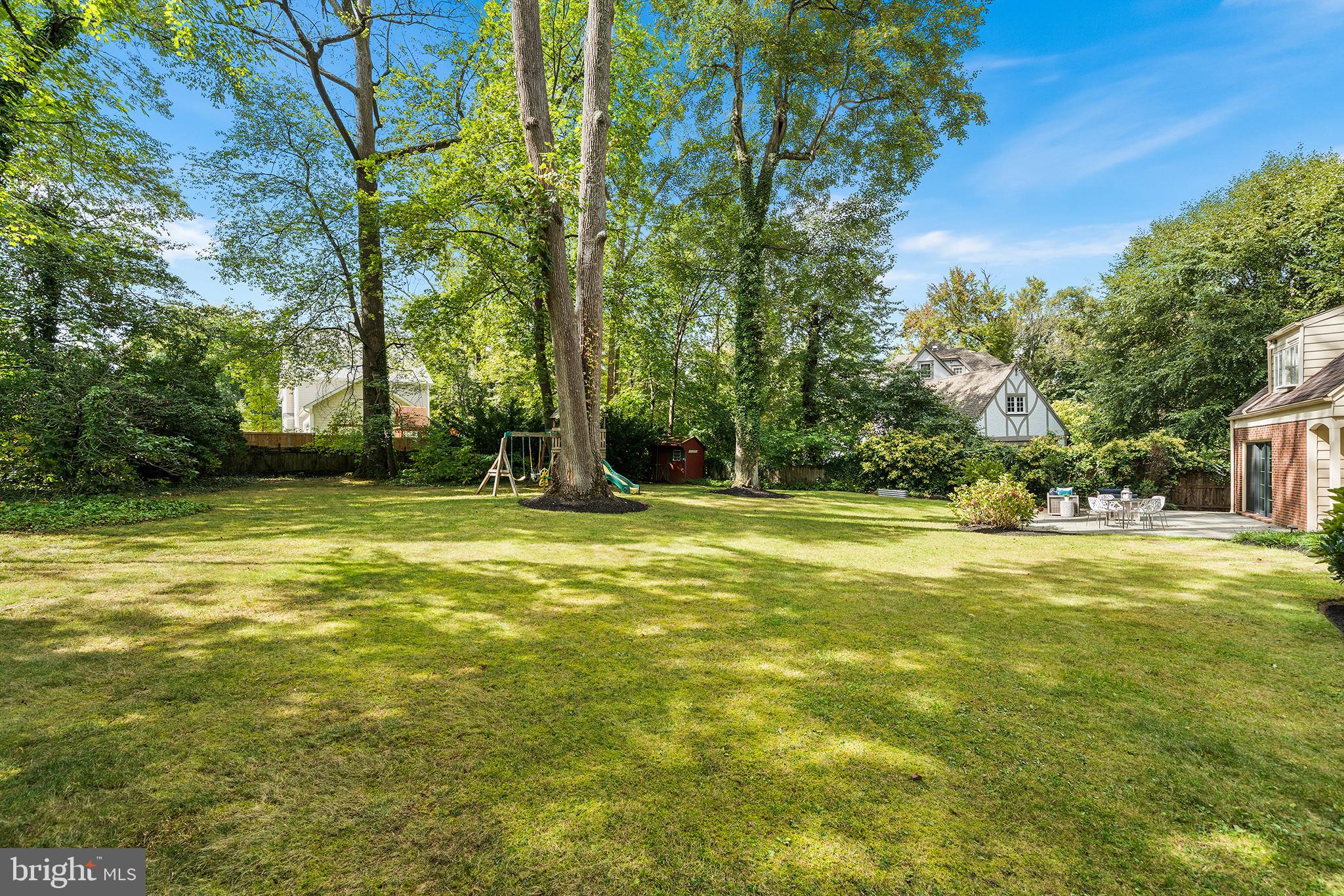 2 Forest Road Wayne, PA 19087 - Photo 32 of 33 Large flat rear yard with privacy fence