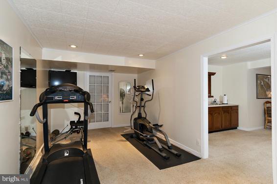 531 Post Oak Road Annapolis, MD 21401 - Photo 25 of 30 Lower level work out space
