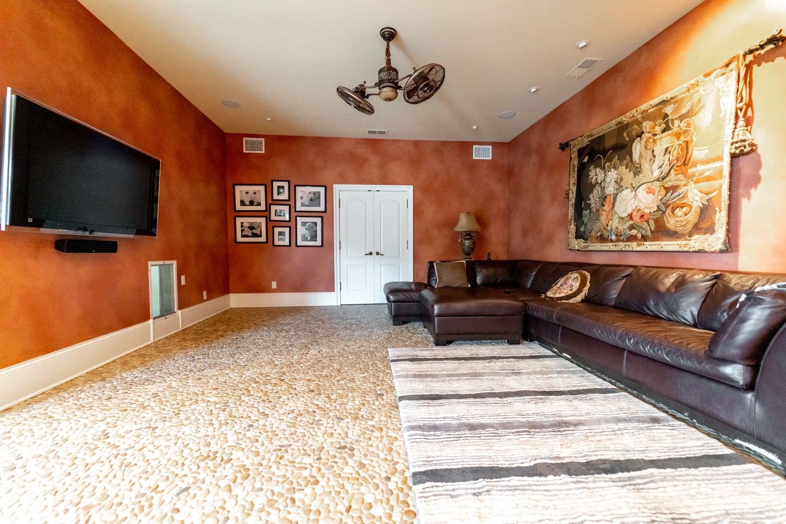 228 East Goodenow Road Beecher, IL 60401 - Photo 26 of 79 a living room with furniture and a flat screen tv