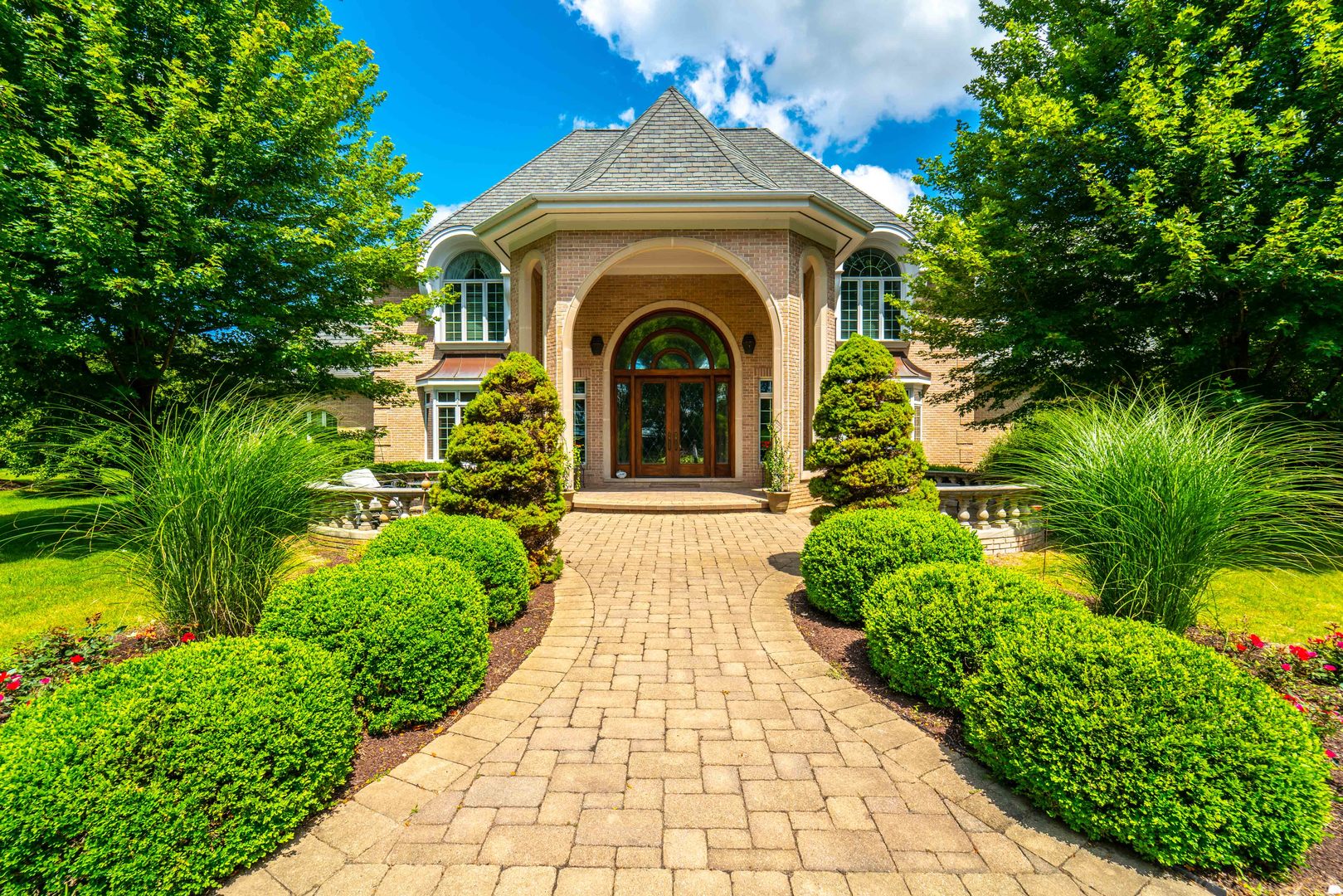 228 East Goodenow Road Beecher, IL 60401 - Photo 6 of 79 a front view of a house with a garden