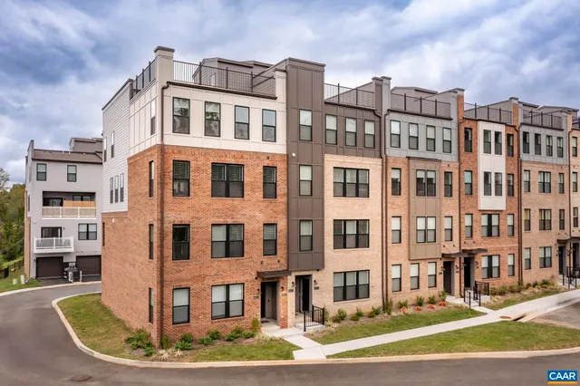 a front view of a building