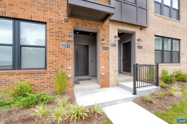 a front view of a house with a porch
