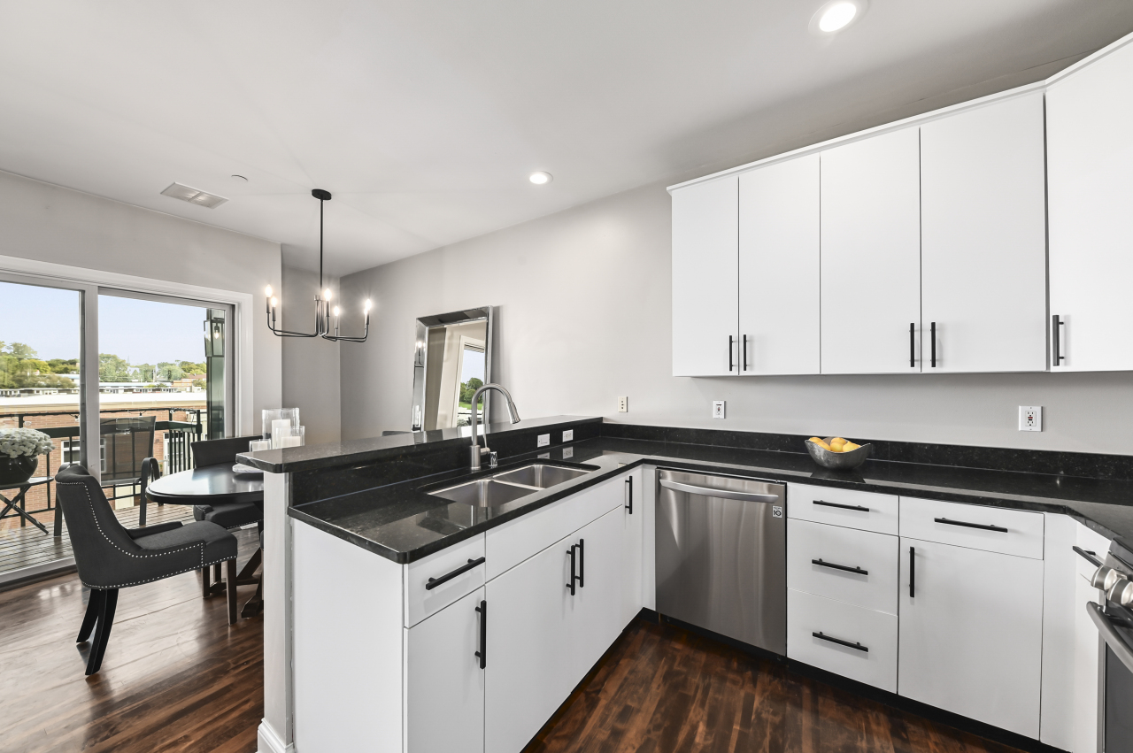 1888 North Water Street, Unit 506 Milwaukee, WI 53202 - Photo 8 of 48 Timeless Sharp White Cabinetry