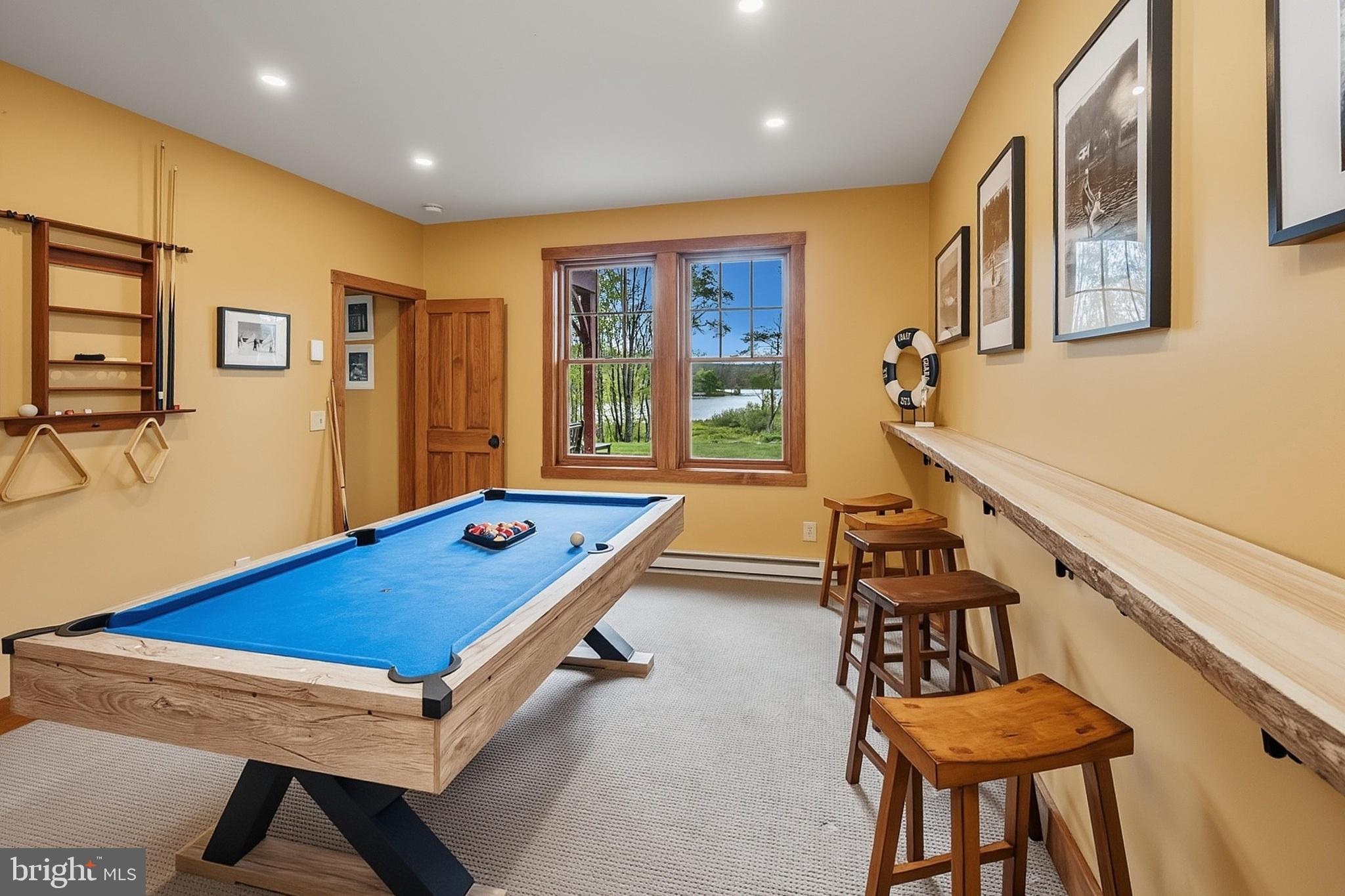 185 Ruta Lane Swanton, MD 21561 - Photo 46 of 81 a room with furniture pool table and windows
