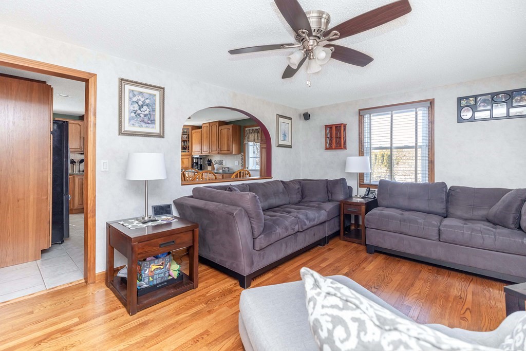 20 Murphy Lane Chicopee, MA 01020 - Photo 6 of 22 a living room with furniture a ceiling fan and a window