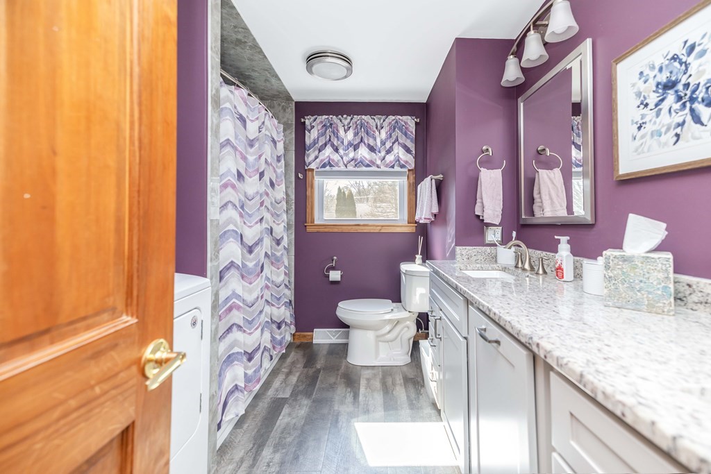 20 Murphy Lane Chicopee, MA 01020 - Photo 10 of 22 a bathroom with a granite countertop sink toilet and shower