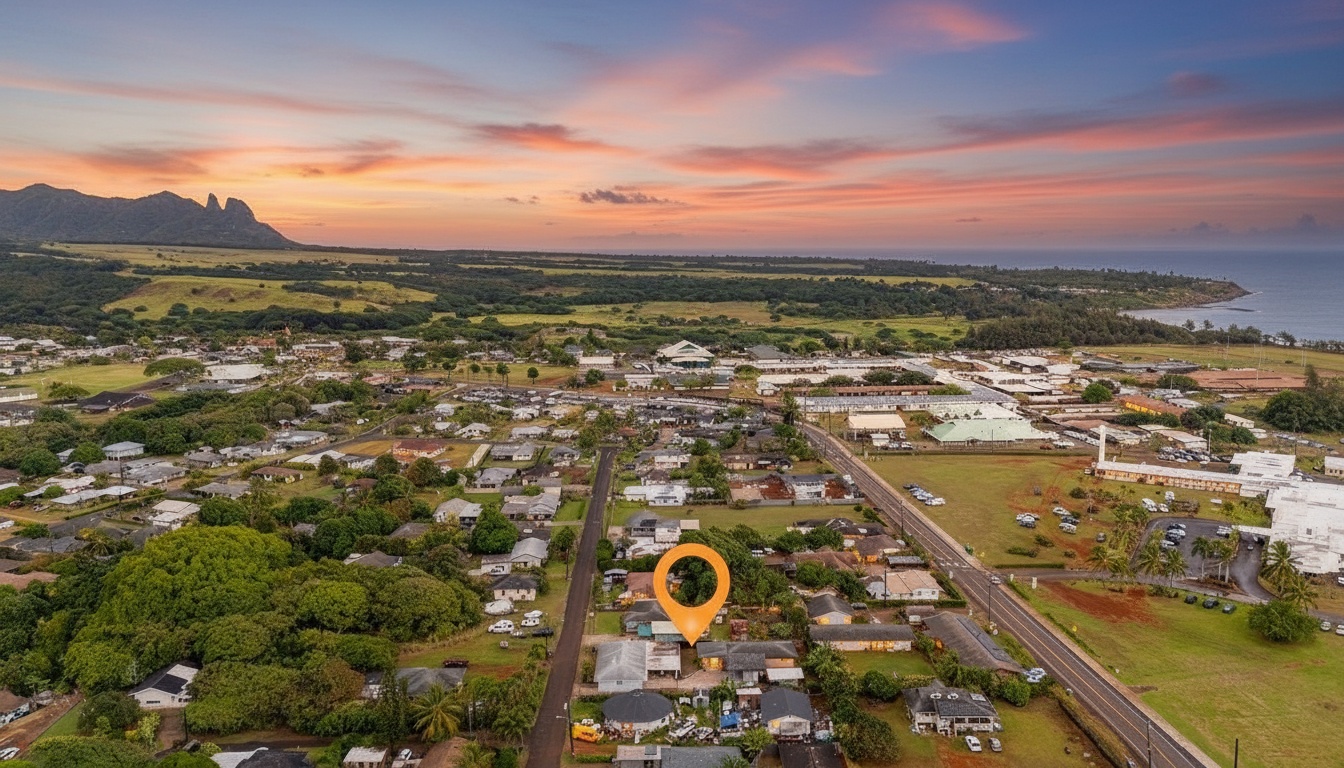 4806 Iiwi Road Kapaa, HI 96746 - Photo 29 of 30 an aerial view of residential building with outdoor space
