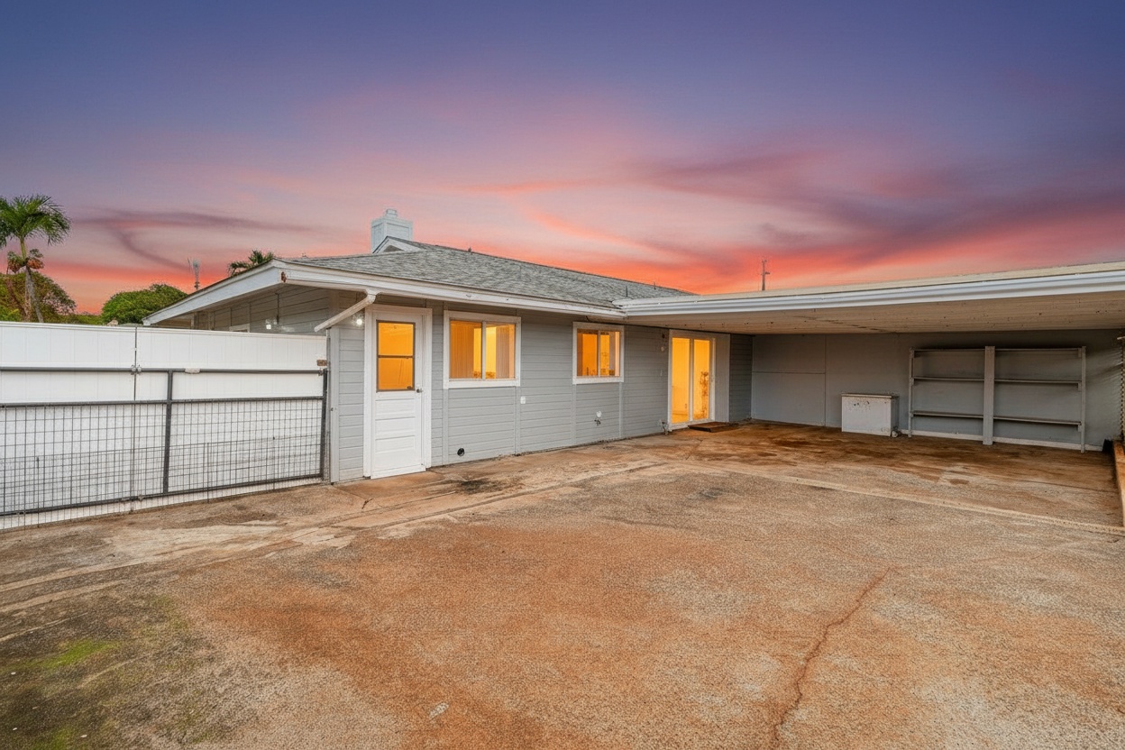 4806 Iiwi Road Kapaa, HI 96746 - Photo 10 of 30 a view of a house with a garage