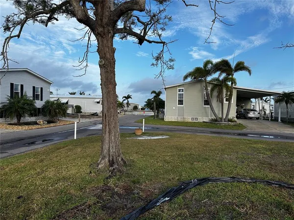 a view of a street with of houses