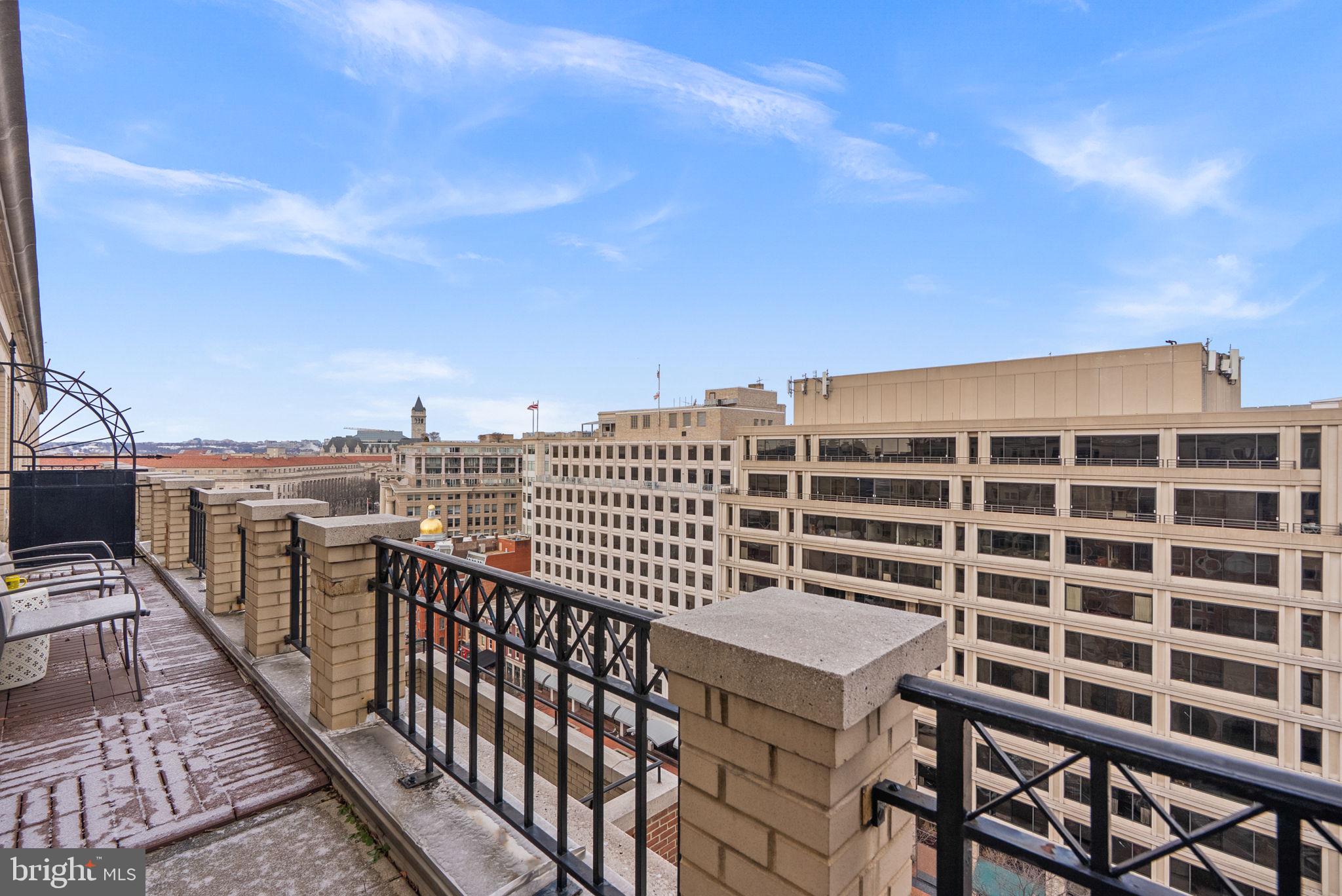 601 Pennsylvania Avenue Northwest, Unit 1502N Washington, DC 20004 - Photo 14 of 22 Amazing 30-foot balcony!