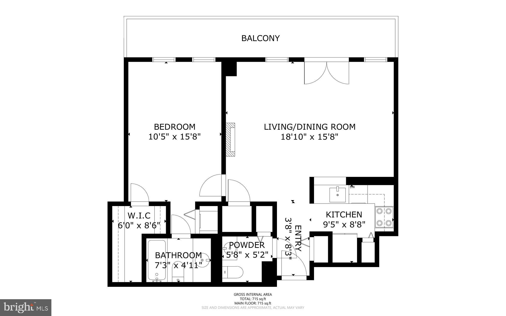 601 Pennsylvania Avenue Northwest, Unit 1502N Washington, DC 20004 - Photo 22 of 22 1 Bedroom/1.5 Baths