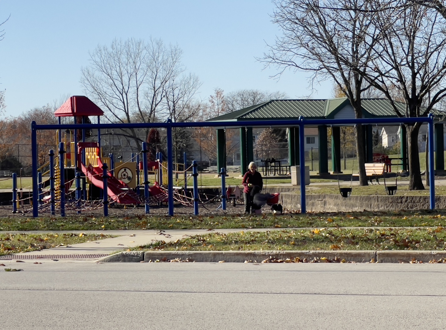 4480 Opal Drive Hoffman Estates, IL 60192 - Photo 17 of 18 a view of a park with swings and slides