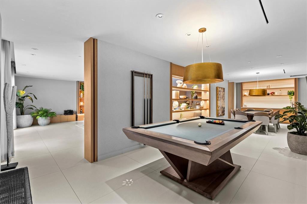 1020 Sunset Point Road, Unit 510 Clearwater, FL 33755 - Photo 30 of 44 a room with pool table and windows