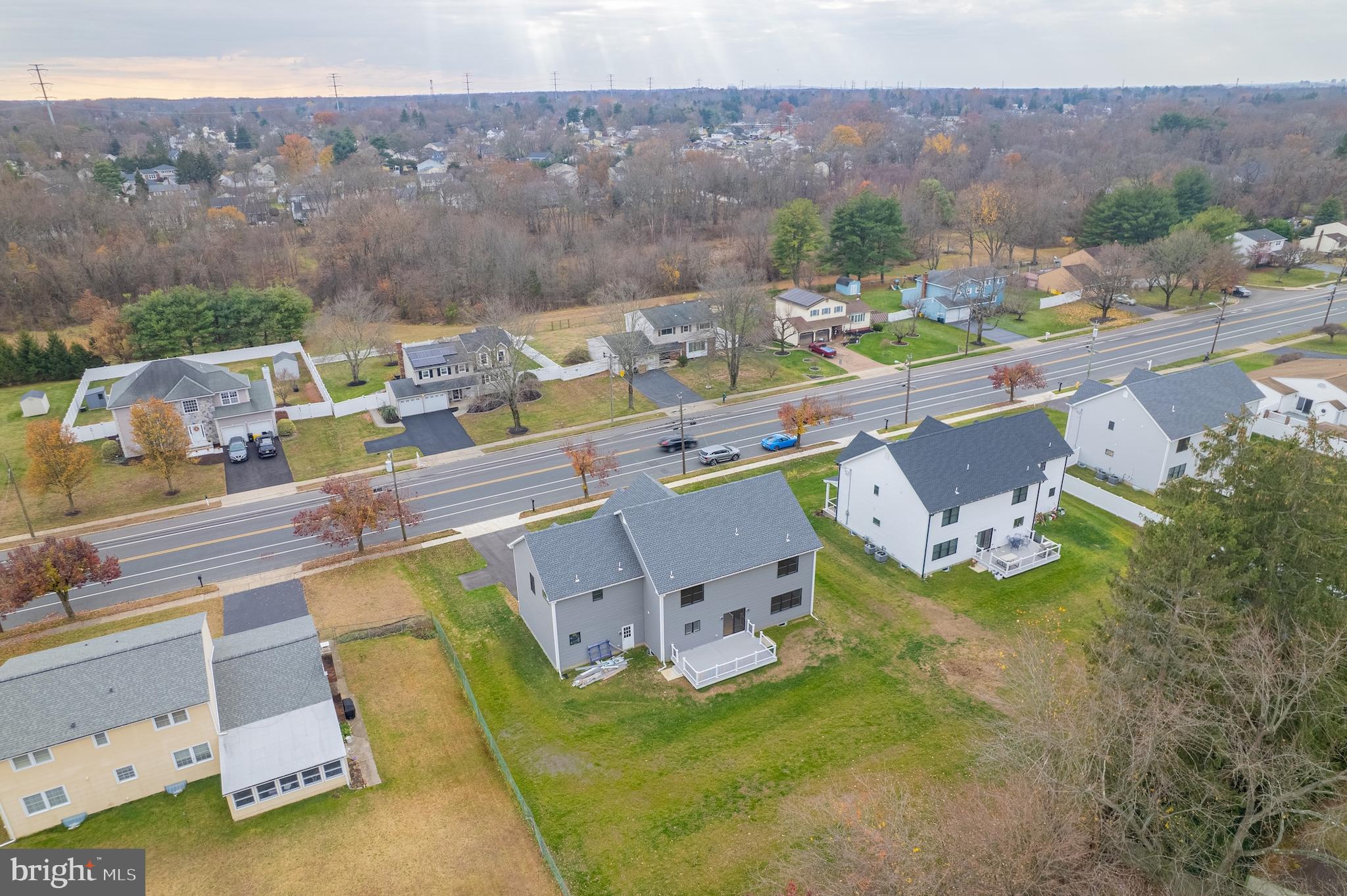 414 Flock Road Hamilton, NJ 08619 - Photo 20 of 60 an aerial view of a house with a garden