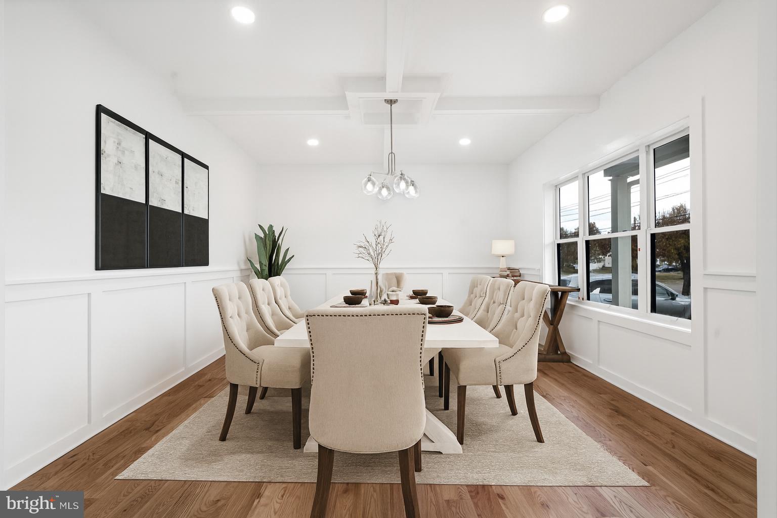 414 Flock Road Hamilton, NJ 08619 - Photo 28 of 60 a view of a dining room with furniture and wooden floor